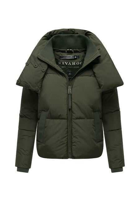 Navahoo Traumelfe 14 damen Winterjacke dunkeloliv