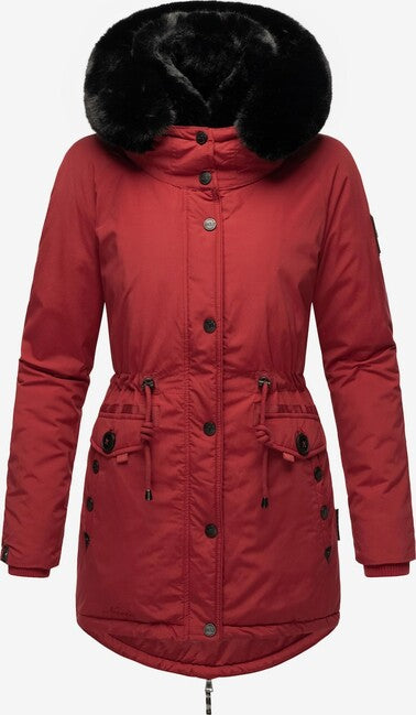 Navahoo Sweety Deluxe damen-Winterparka blutrot