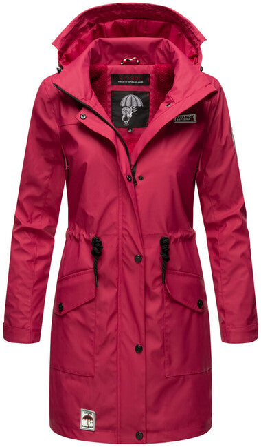 Navahoo Deike fuchsia damen Winter Regenjacke mit Kapuze
