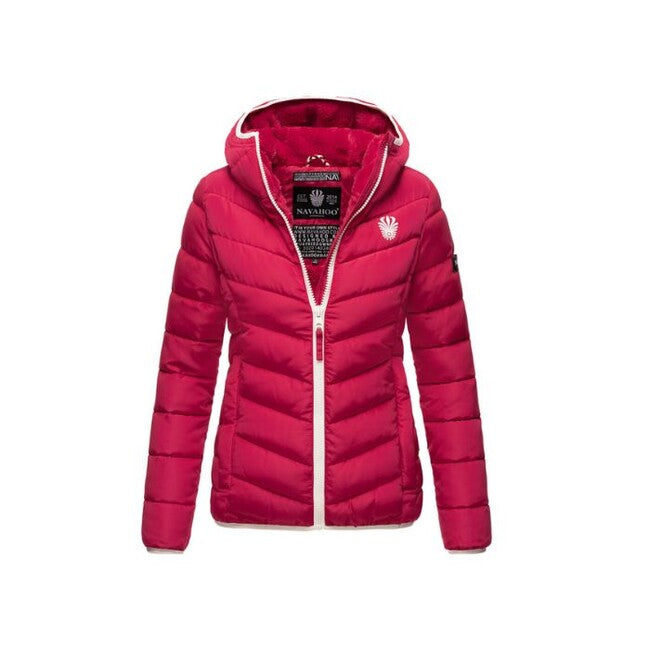 Navahoo ELVA damen Winterjacke mit Kapuze, fuchsia