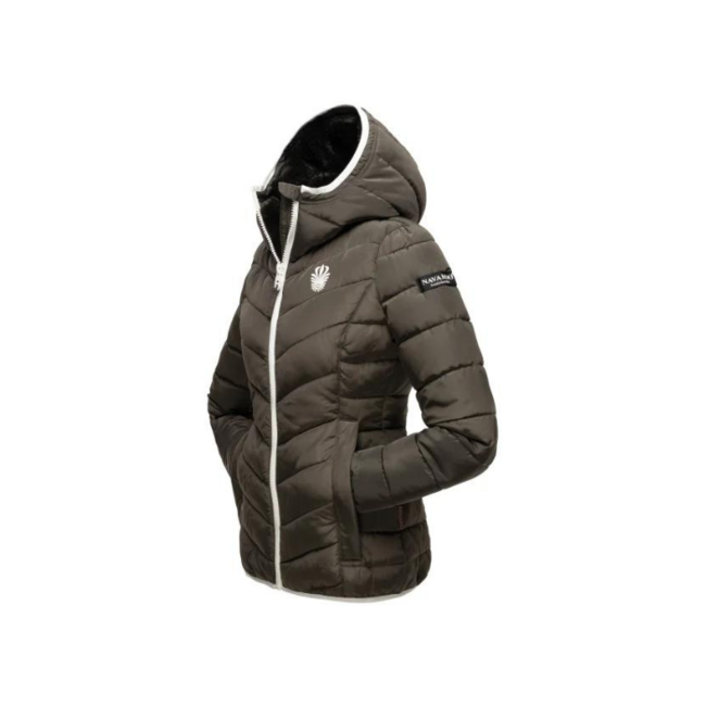 Navahoo ELVA damen Winterjacke mit Kapuze, anthrazit
