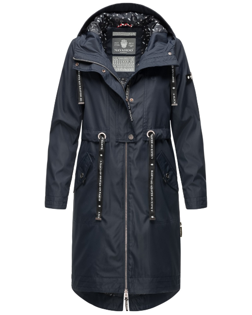 Navahoo JOSINAA damen Übergangsjacke mit Kapuze, navy