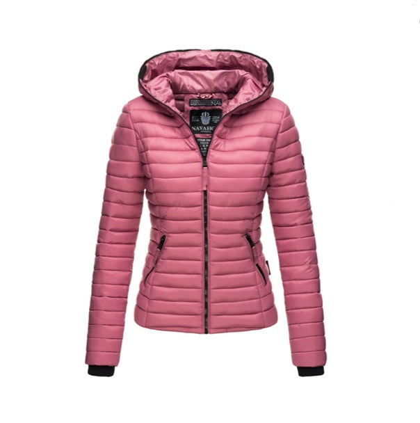 Navahoo Kimuk damen Übergangsjacke mit Kapuze, dunkelrosa