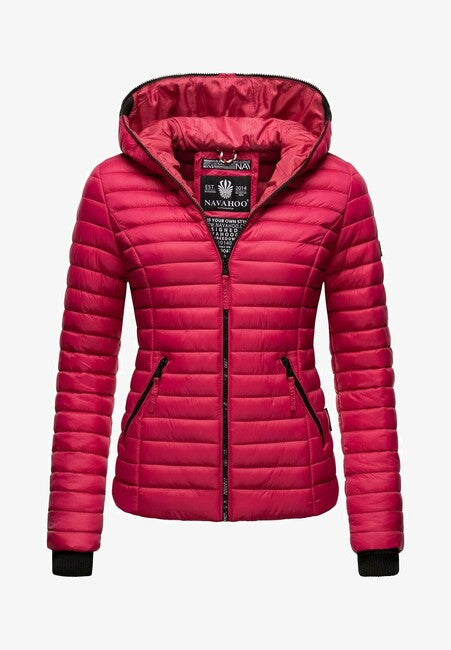 Navahoo Kimuk damen Übergangsjacke mit Kapuze, Fuchsia