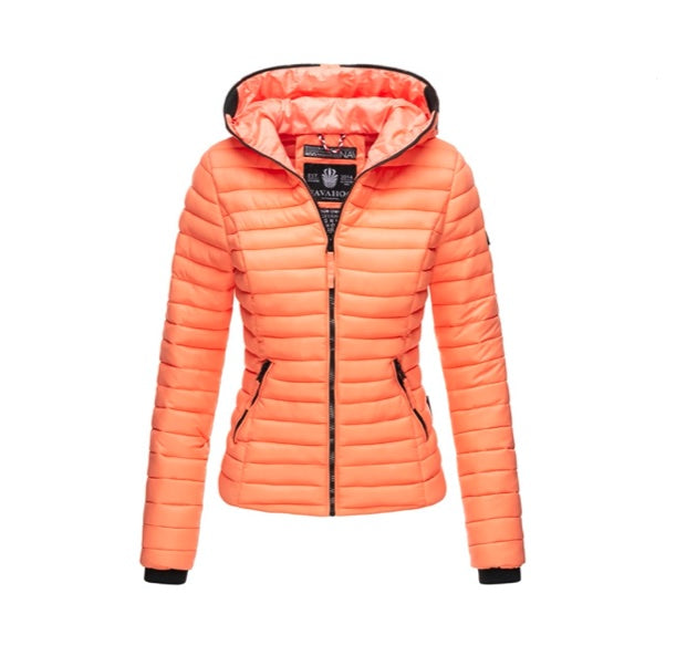 Navahoo Kimuk damen Übergangsjacke mit Kapuze, orange