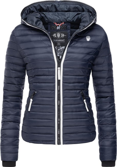 Navahoo Kimuk Princess damen Übergangsjacke mit Kapuze, Navy