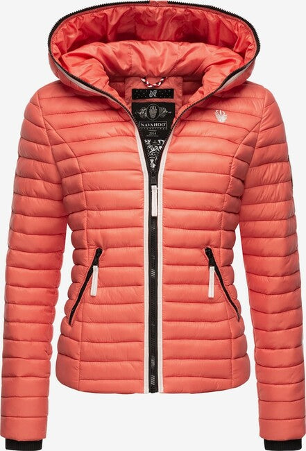 Navahoo Kimuk Princess damen Übergangsjacke mit Kapuze, coral