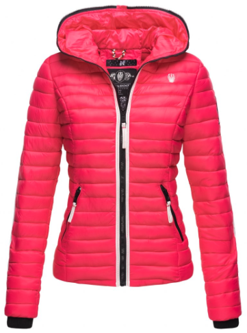 Navahoo Kimuk Princess damen Übergangsjacke mit Kapuze, rosa