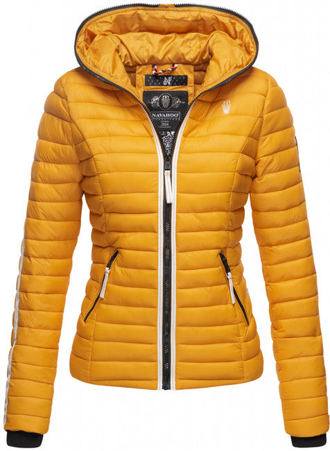 Navahoo Kimuk Princess damen Übergangsjacke mit Kapuze, gelb