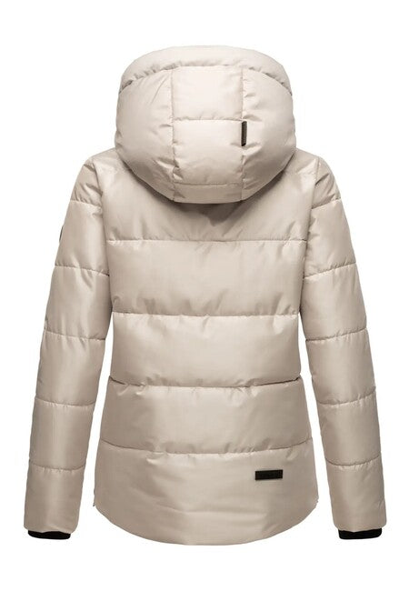 Navahoo Krümelein damen Winterjacke mit Kapuze, light grey