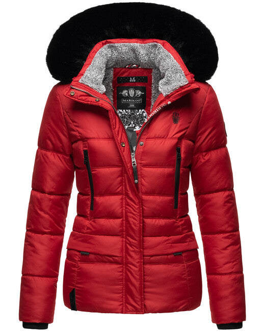 Marikoo LOVELEEN damen-Winterjacke, rot