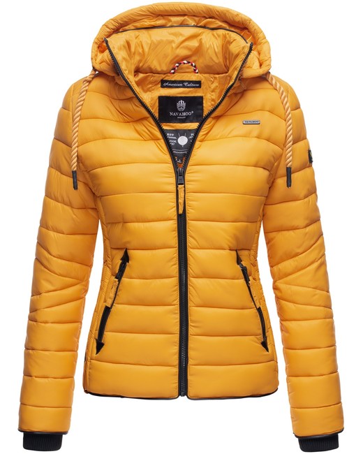 Navahoo Lulana damen Übergangsjacke mit Kapuze, gelb