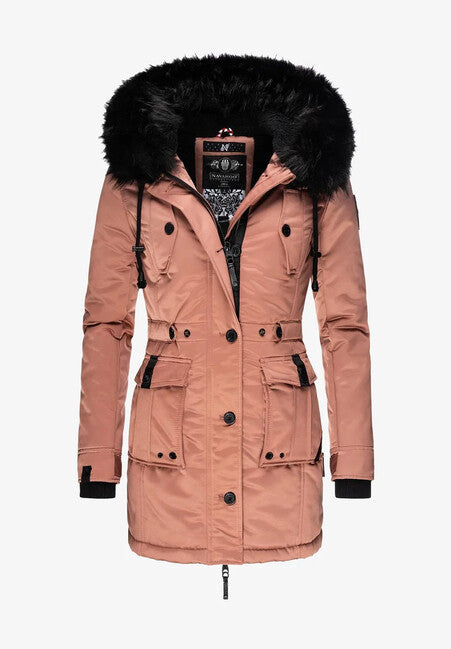 Navahoo LULUNA PRINCESS damen Winterjacke mit Kapuze, terracotta