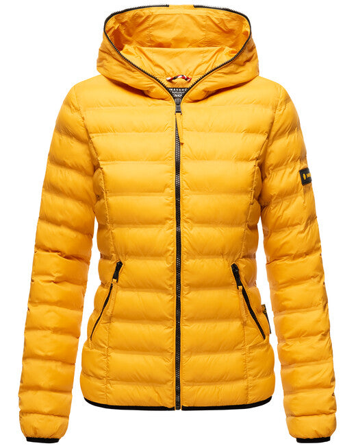Navahoo NEEVIA damen Übergangsjacke mit Kapuze, gelb