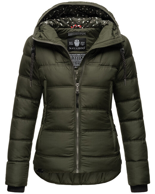 Navahoo Renesmee damen Übergangsjacke, olivgrün