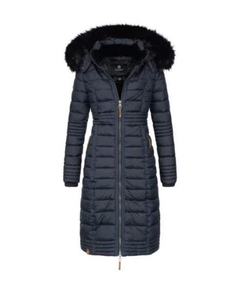 Navahoo UMAY damen Steppmantel, Navy