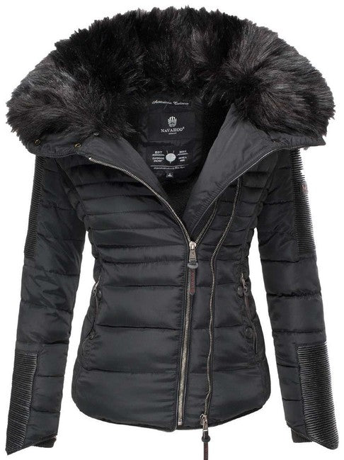 Navahoo Yuki2 damen Winterjacke, schwarz
