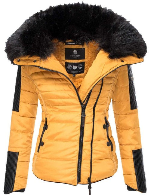 Navahoo Yuki2 damen Winterjacke, gelb