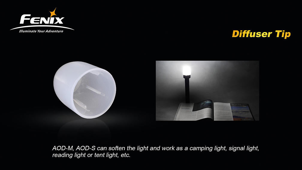 Fenix AOD-M diffuser, milky white