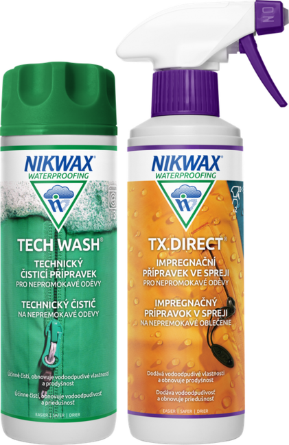 Nikwax Twin Tech Wash / TX.Direct Spray-On 2er Set 300ml