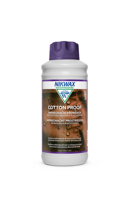 Nikwax V13.1 Cotton Proof Baumwolle und leinen Imprägniermittel 1l