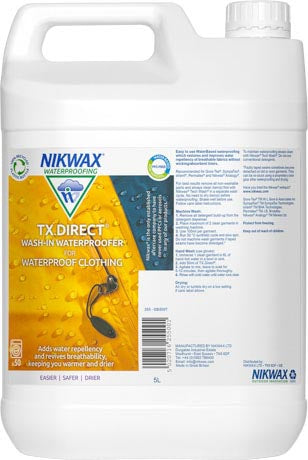 Nikwax Tx Direct Wash-In wasserfestes wäschewaschmittel 5l