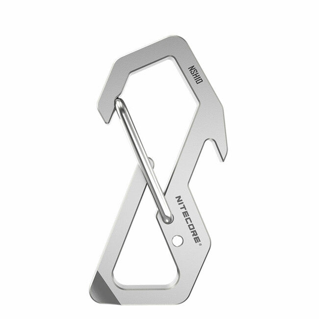 Nitecore NSH10 Multifunktions-Titankarabiner 49mm x 25,5mm x 2,8mm
