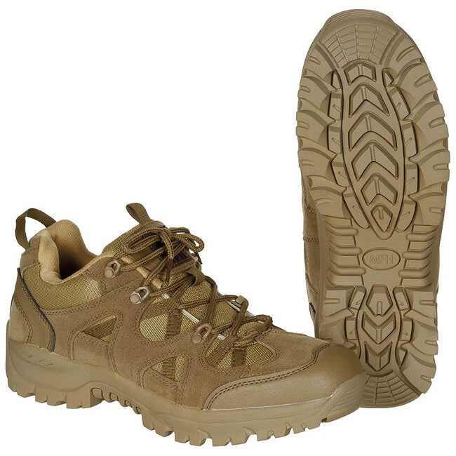 MFH Tactical Niedrige taktische Stiefel, coyote tan