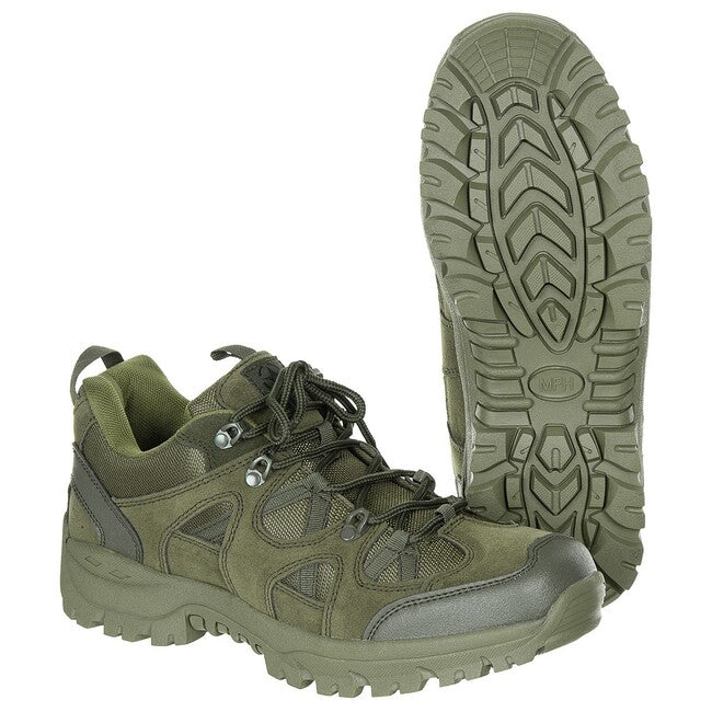 MFH Tactical Niedrige taktische Stiefel, OD grün