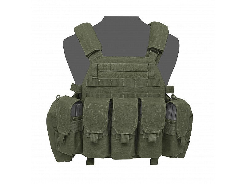Warrior Assault Systems Elite Ops DCS Plattenträger 6x M4-taschen oliv mittel