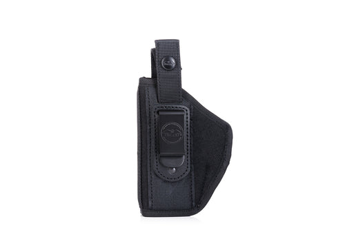 Falco Larson OWB offenes Nylon-Gürtelholster Pistole mit Schnalle 1911 45ACP schwarz rechts