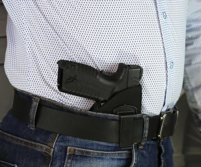 Falco Glock 17 holster zum verstecken tragen der waffe, schwarz, rechtes