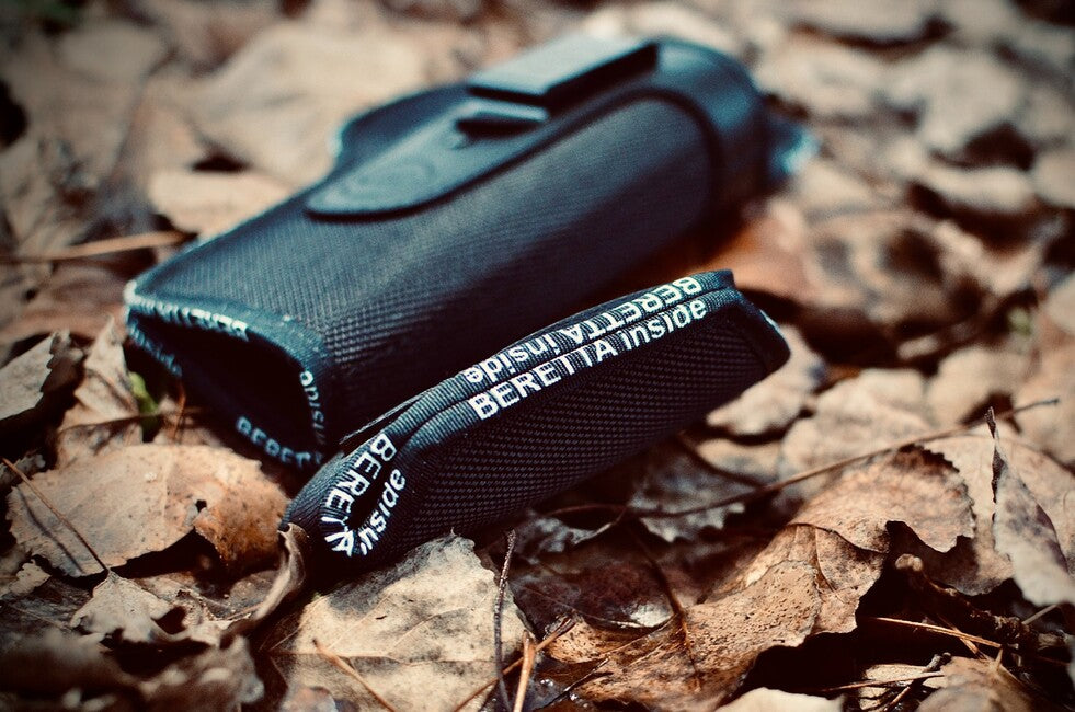 Falco Avery OWB offenes nylon pistolenholster mit clip 1911 45ACP, schwarz echt