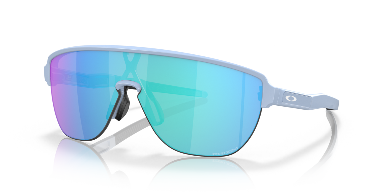 Oakley CORRIDOR Sonnenbrille mit Rahmen matte stonewash und mit dias prizm sapphire 42