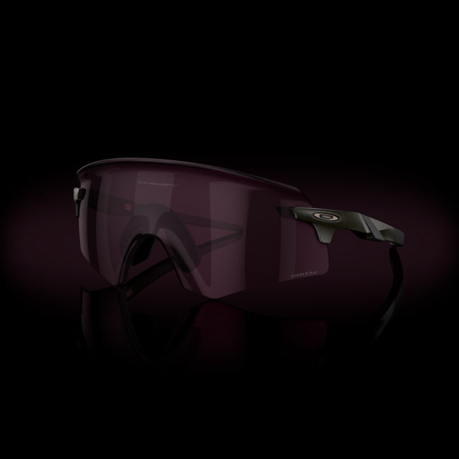 Oakley Encoder mit Rahmen Matte Olive und mit Dias Prizm Road Black