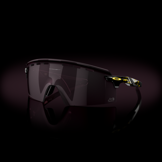 Oakley Encoder Strike Vented mit Rahmen Black Ink und mit Dias Prizm Road Black 39, Titanium
