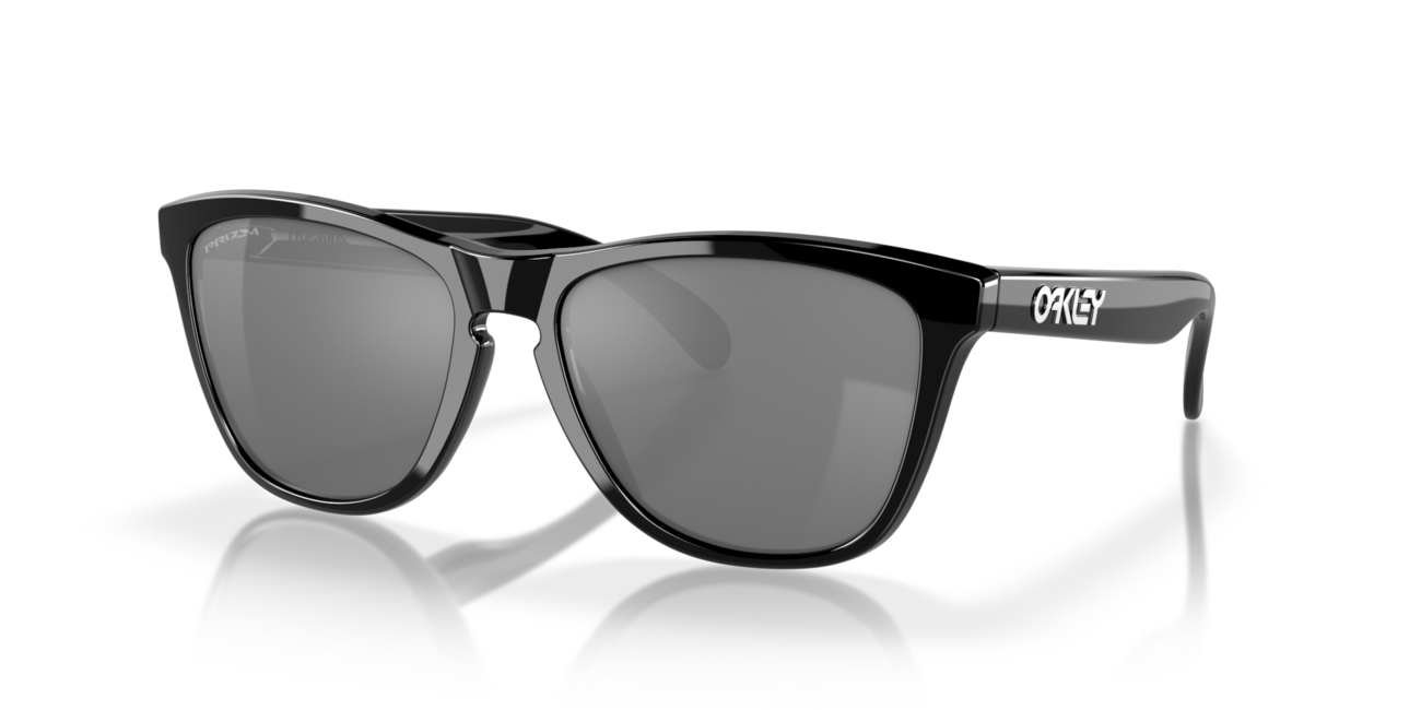 Oakley FROGSKINS Sonnenbrille mit Rahmen Polished Black und mit Dias Prizm Black 55
