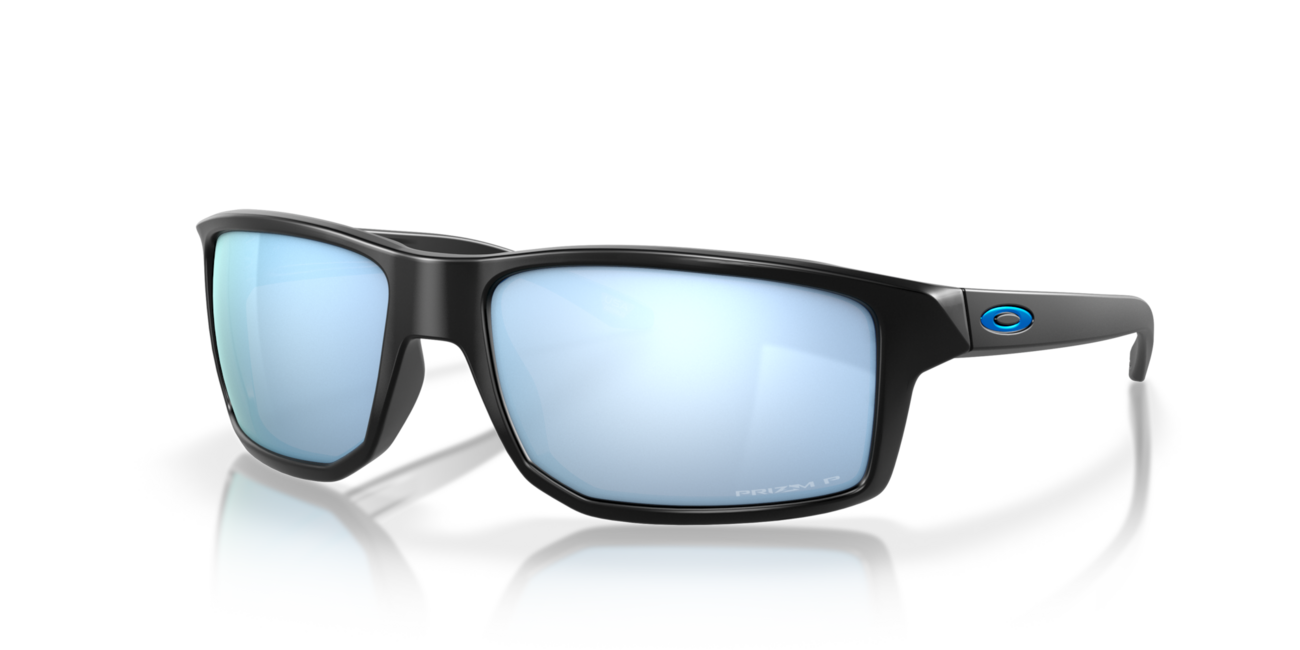 Oakley GIBSTON Sonnenbrille mit Rahmen Matte Black und mit Dias Prizm Deep Water Polar 61