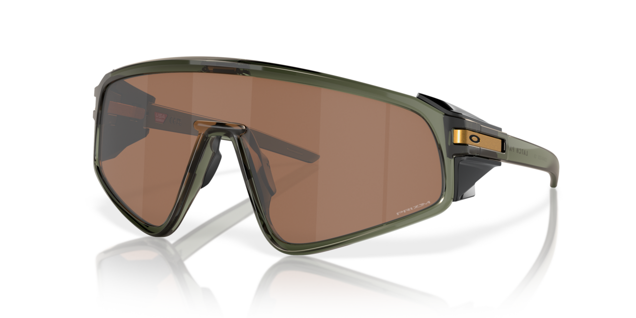 Oakley LATCH PANEL Sonnenbrille mit Rahmen Olive Ink und mit Dias Prizm Tungsten 35