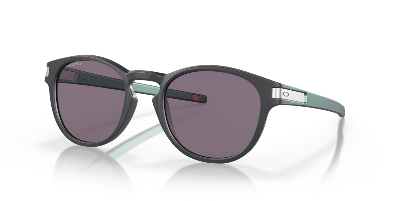 Oakley LATCH Sonnenbrille mit Rahmen Matte Carbon und mit Dias Prizm Grey 53