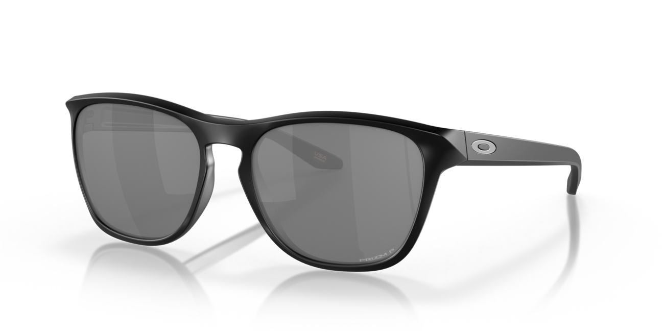 Oakley MANORBURN Sonnenbrille mit Rahmen Matte Black und mit Dias Prizm Black Polarized 56