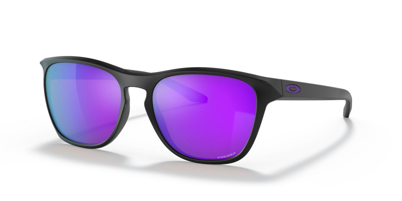 Oakley MANORBURN Sonnenbrille mit Rahmen Matte Black und mit Dias Prizm Violet 56