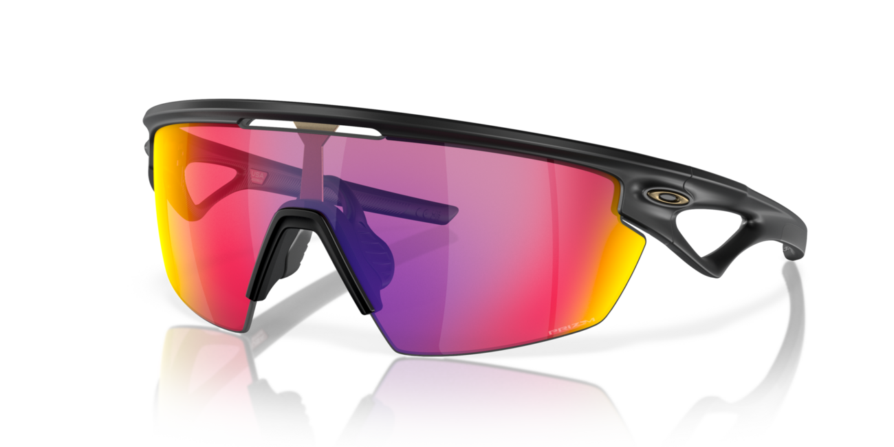Oakley SPHAERA Sonnenbrille mit Rahmen Matte Black und mit Dias Prizm Road 36