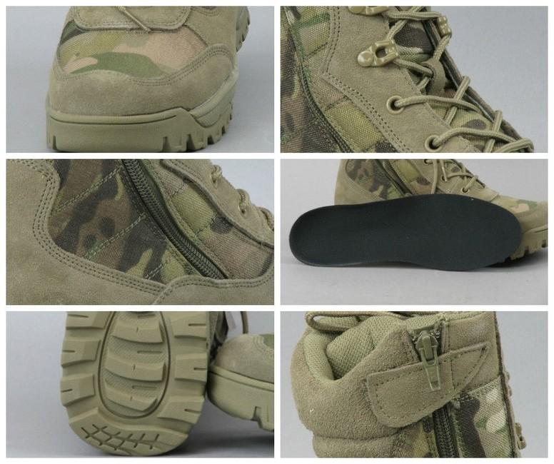 Mil-Tec Einsatzstiefel Mit Reißverschluss, Multicam