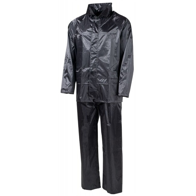 MFH Zweiteiliges wasserdichtes Set, schwarz