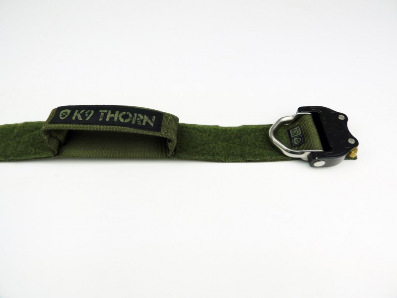 K9 Thorn Halsband mit Griff Cobra-Echo 38mm, oliv