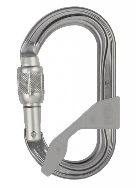 Petzl OK BALL LOCK Karabiner, oval mit automatischem Verriegelungssystem