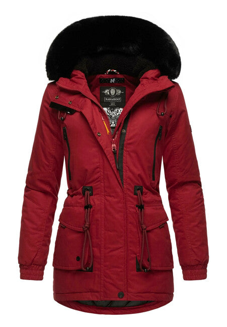 Navahoo Olessa damen Winterjacke, blood red