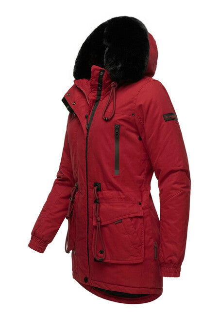 Navahoo Olessa damen Winterjacke, blood red