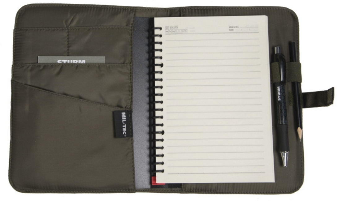 Mil-Tec kleines taktisches Notizbuch, oliv